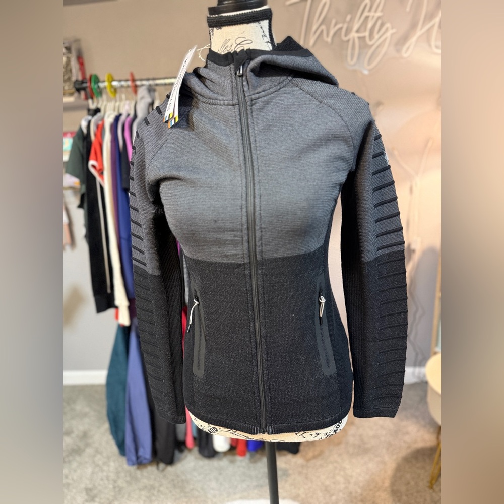 NWT Smartwool Women's Intraknit Merino Wool Fleece Full Zip Hoodie (Regular Fit) - Picture 4 of 13